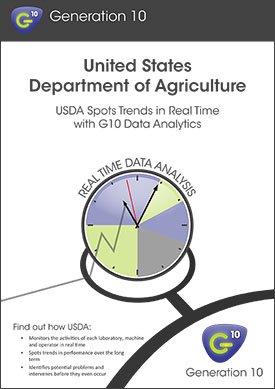 USDA: Generation 10 Gives Us Real-Time Data Analytics, Visualisation